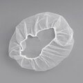 Choice 21'' White Nylon Hairnet Cap, 100PK 167CWH21NLHN